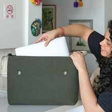 Load image into Gallery viewer, Wildflower Vishnu Laptop Bag for Women