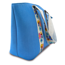 Load image into Gallery viewer, Wildflower Sparrows Sky Blossom Laptop Tote Bag for Women - Office Tote