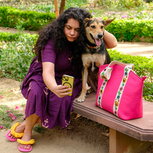 Load image into Gallery viewer, Wildflower Love Birds Laptop Tote Bag for Women - Office Tote