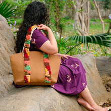 Load image into Gallery viewer, Wildflower Chidiya Laptop Tote Bag for Women - Office Tote