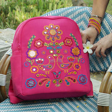 Load image into Gallery viewer, Wildflower Patakha Laptop Backpack Bag for Women