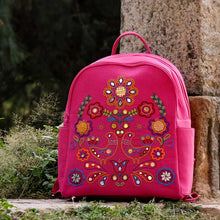 Load image into Gallery viewer, Wildflower Patakha Laptop Backpack Bag for Women