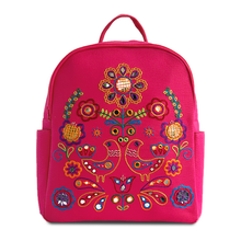 Load image into Gallery viewer, Wildflower Patakha Laptop Backpack Bag for Women