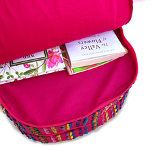 Load image into Gallery viewer, Wildflower Colourful Retreat Office Laptop Backpack Bag for Women