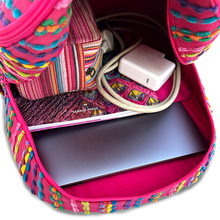 Load image into Gallery viewer, Wildflower Colourful Retreat Office Laptop Backpack Bag for Women