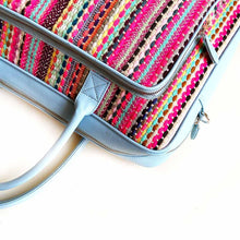 Load image into Gallery viewer, Wildflower Candy Cane Laptop Bag for Women-closeup2