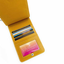 Load image into Gallery viewer, Wildflower Metallic Mojo Sling Wallet for Women-inner2