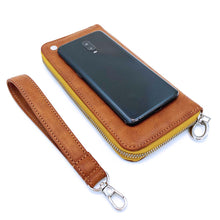 Load image into Gallery viewer, Wildflower Caramel Long Wallet for Women