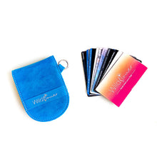 Load image into Gallery viewer, Wildflower Blue Cheese Card Holder - Holds upto 10 cards-7