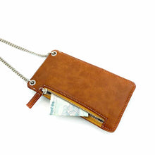 Load image into Gallery viewer, Wildflower Caramel Sling Wallet for Women-back4
