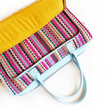 Load image into Gallery viewer, Wildflower Candy Cane Laptop Bag for Women-interior4