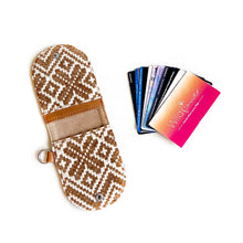 Load image into Gallery viewer, Wildflower Peanut Butter Card Holder - Holds upto 10 cards-9