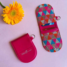 Load image into Gallery viewer, Wildflower Raspberry Sorbet Card Holder - Holds upto 10 cards