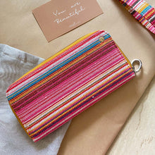 Load image into Gallery viewer, Wildflower Stay Sassy Pink Long Wallet for Women