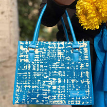 Load image into Gallery viewer, Wildflower Gypsy Teal Handbag for Women, with Detachable Cross-body Sling Belt - Wildflower