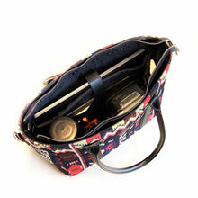 Load image into Gallery viewer, Wildflower Moonflower Laptop Bag for Women-interior5