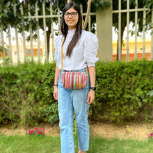 Load image into Gallery viewer, Wildflower Candy Cane Vanity Sling Bag for Women-stylized