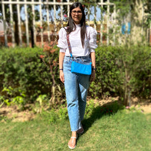 Load image into Gallery viewer, Wildflower Azure Shoulder Sling Bag for Women-stylized2