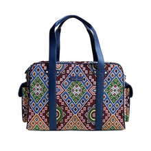Load image into Gallery viewer, Wildflower Midnight at Magnolia Weekender Travel Bag for Women