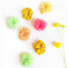 Load image into Gallery viewer, Wildflower Grapefruit Scrunchies - Pack of 7