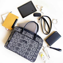 Load image into Gallery viewer, Wildflower Shadow Play Laptop Bag for Women