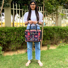 Load image into Gallery viewer, Wildflower Mountain Meadows Laptop Bag for Women-model2