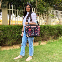 Load image into Gallery viewer, Wildflower Mountain Meadows Laptop Bag for Women-model3