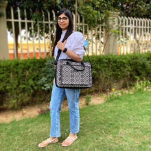 Load image into Gallery viewer, Wildflower Shadow Play Laptop Bag for Women - Wildflower