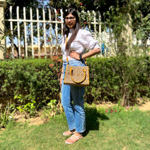 Load image into Gallery viewer, Wildflower™ Hello Sunshine Handbag, Ukiyo Infinity Sling Bag, & Rangeen Phool Scrunchies - Combo