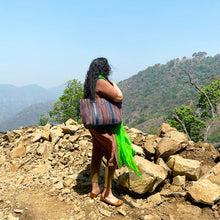 Load image into Gallery viewer, Wildflower Little Linear Laptop Bag for Women - Office Tote