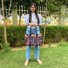 Load image into Gallery viewer, Wildflower Mountain Meadows Laptop Bag for Women - Office Tote-model3