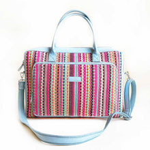 Load image into Gallery viewer, Wildflower Candy Cane Laptop Bag for Women