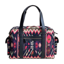 Load image into Gallery viewer, Wildflower Soho Boho Weekender Travel Bag for Women