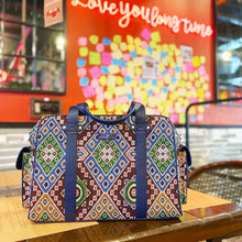 Load image into Gallery viewer, Wildflower Midnight at Magnolia Weekender Travel Bag for Women