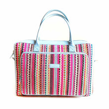 Load image into Gallery viewer, Wildflower Candy Cane Laptop Bag for Women-front