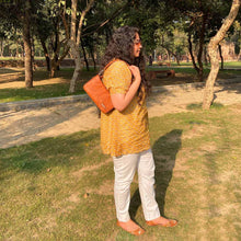 Load image into Gallery viewer, Wildflower Caramel Shoulder Sling Bag for Women-model3