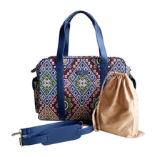 Load image into Gallery viewer, Wildflower Midnight at Magnolia Weekender Travel Bag for Women