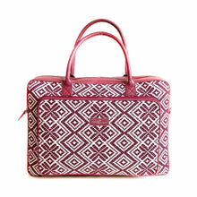 Load image into Gallery viewer, Wildflower Merlot Laptop Bag for Women-front3
