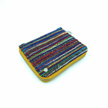 Load image into Gallery viewer, Wildflower Mini Wallet for Women-showing-zip
