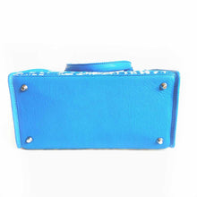 Load image into Gallery viewer, Wildflower Gypsy Teal Handbag for Women, with Detachable Cross-body Sling Belt - Wildflower