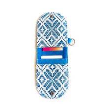 Load image into Gallery viewer, Wildflower Blue Cheese Card Holder - Holds upto 10 cards-6