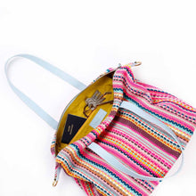 Load image into Gallery viewer, Wildflower Candy Cane Weekender Handbag for Women-3