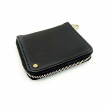 Load image into Gallery viewer, Wildflower Mini Wallet for Women-showing-zip