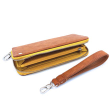 Load image into Gallery viewer, Wildflower Caramel Long Wallet for Women