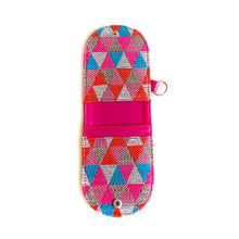 Load image into Gallery viewer, Wildflower Raspberry Card Holder - Holds upto 10 cards-8