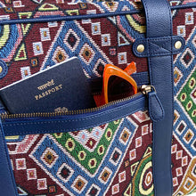 Load image into Gallery viewer, Wildflower Midnight at Magnolia Weekender Travel Bag for Women