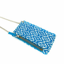 Load image into Gallery viewer, Wildflower Blue Brigade Sling Wallet for Women-back2