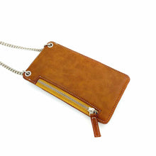 Load image into Gallery viewer, Wildflower Caramel Sling Wallet for Women-back2