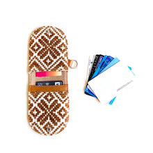 Load image into Gallery viewer, Wildflower Peanut Butter Card Holder - Holds upto 10 cards-6