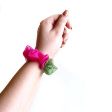 Load image into Gallery viewer, Wildflower Double Sheer Scrunchies - Pack of 7-8